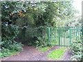 Footpath across the golf course