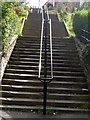 Steps in Hollywood Park, Stockport