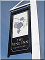 TQ7237 : Vine Hotel sign by Oast House Archive