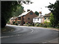 The A257 leaving Wingham towards Canterbury