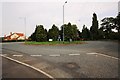 Roundabout on the A67 road