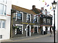 The Tartar Frigate pub overlooking the harbour, Broadstairs