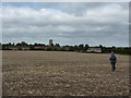 Lavenham, Church and footpath