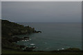 SW9840 : Greeb Point from the coast path, on a drizzly afternoon by Christopher Hilton