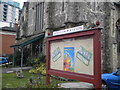 Notice board, Trinity Church Centre, Nether Street N12