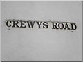 Street sign, Crewys Road NW2