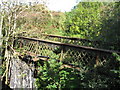 Utilities bridge crossing route of former railway, near Cardiff