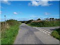 Minor road junction north-west of Trefgraig