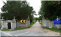 Gate piers and walls near Duncton