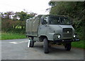 Old army truck at Llanychaer