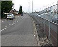 New fencing along Narborough Road South