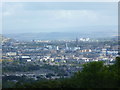 NT2472 : Fountainbridge area from Corstorphine Hill Tower by kim traynor