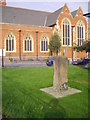 Old Milestone outside Wandsworth Museum West Hill