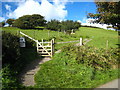 Public footpath at Seven Hills