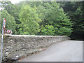 Cycle track across Pontfadog bridge