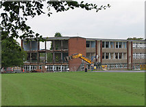 TL4856 : Demolition of Netherhall Lower School - 9 by John Sutton
