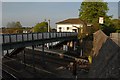 Leyland Station and footbridge