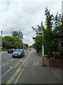 Bus stop in Hill Lane