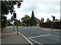 Pedestrian crossing in  Hill Lane