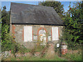 Boarded up chapel on Bulthy Road at Crew Green