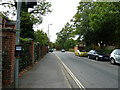 Looking westwards in Archers Road