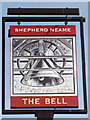 TQ8642 : The Bell sign by Oast House Archive