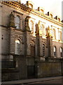 Glasgow: detail of High School building, Elmbank Street