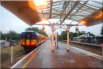 TQ1568 : Train waiting at Hampton Court Station by N Chadwick