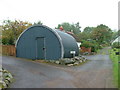 Nissen hut at the west end of Rait