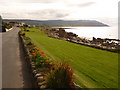 Blackwaterfoot: lawn alongside the shore