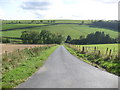 Minor road near Backmill heading south