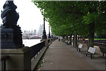TQ3180 : The Thames Path near the National Theatre by N Chadwick