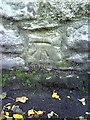 Benchmark on wall on south side of Faringdon Road