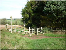 SE2841 : The Dales Way goes over the stile and ahead by Ian S