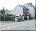 Fire and rescue sign, Usk Fire Station