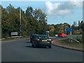 A 57 at its junction with the M1