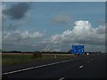 M18 heading northwards - approaching the junction with the M62