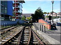 Railway platform at Princes Wharf