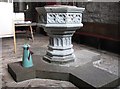 The Font,  St Kew parish church.  Cornwall