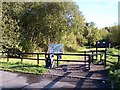 Entrance to Wigan Flashes Nature Reserve