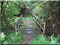 Bridleway bridge on path to Heyshott Green