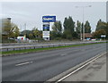 Spytty Road entrance to Newport Retail Park