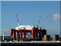 "Borgholm Dolphin" drilling rig at Invergordon