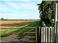 Flat fields by Innsworth House Farm