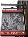 Kentish Quarryman, Pub Sign, Ditton