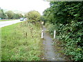 Path to the eastern side of Old Dixton Road, Monmouth