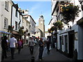 Looking North up Fore Street,  East Looe, Cornwall.