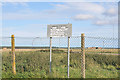 MOD warning sign at RAF Milltown