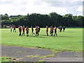 Football match, Glebelands, Johnston, Pembrokeshire