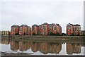 Riverside apartment blocks, Battersea Reach